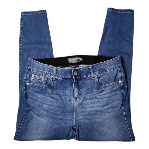 Torrid Blue Jeans Bombshell Skinny – Size 16 R, Five-Pocket, Belt Loops - Picture 1 of 16
